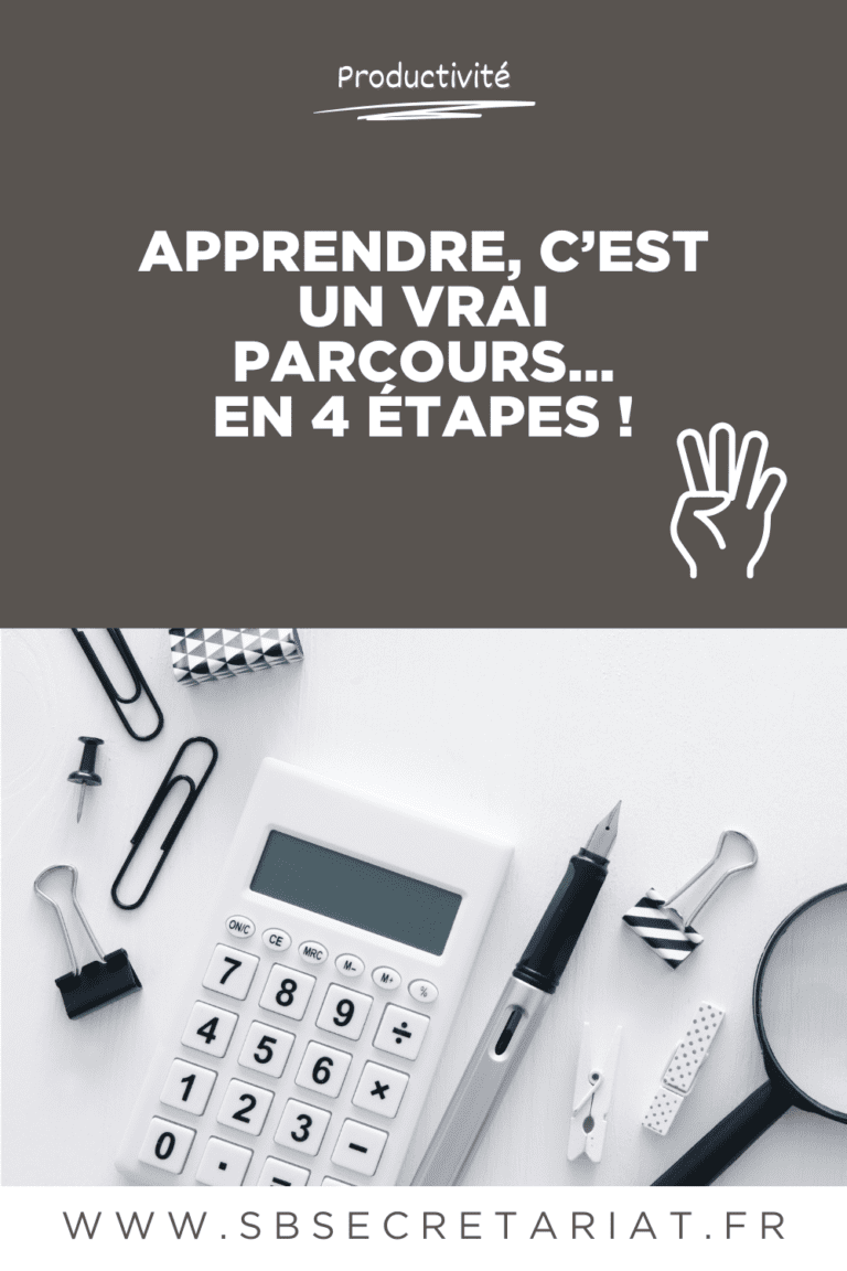 les 4 phases de l'apprentissage
