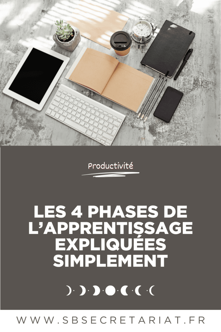 les 4 phases de l'apprentissage