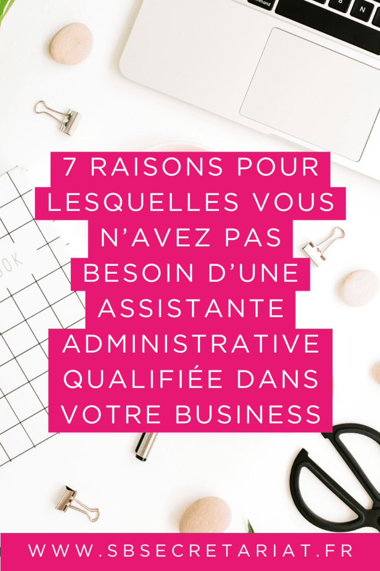 pas besoin d'assistante