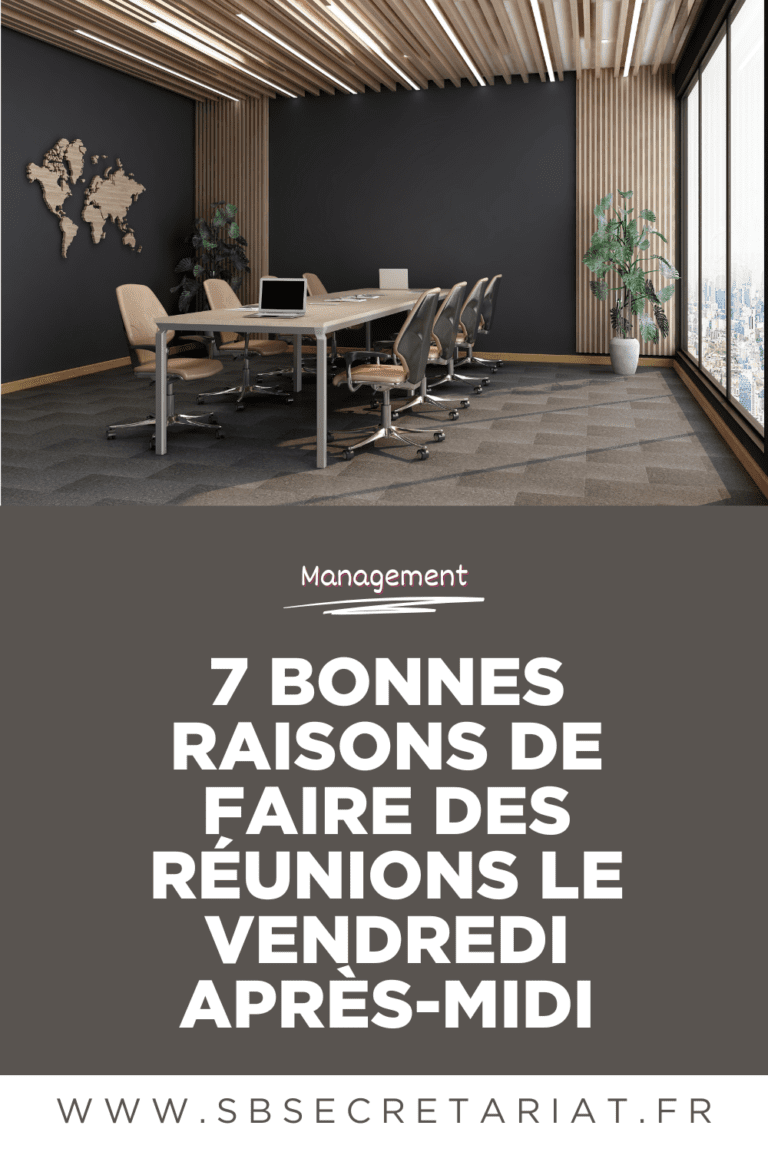 les réunions le vendredi après-midi